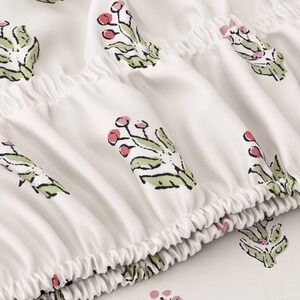 Twin Teen Block Print Ruffle Sheet Set Pink - Threshold Studio McGee, Target